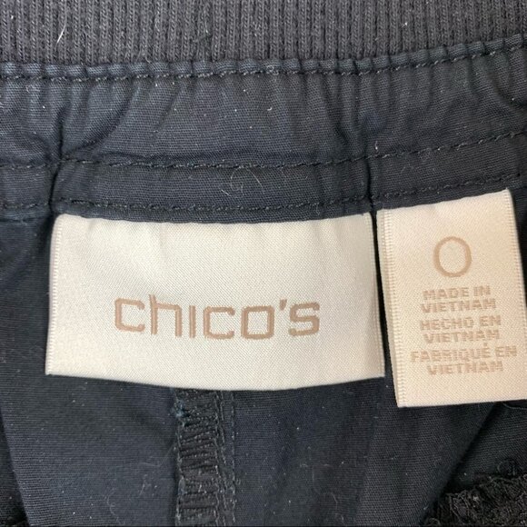 CHICO'S Black Long Bermuda Shorts - Picture 5 of 11